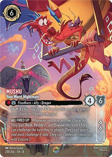 Mushu - Your Worst Nightmare (Enchanted) (218/204) [Reign of Jafar] | Jack's On Queen