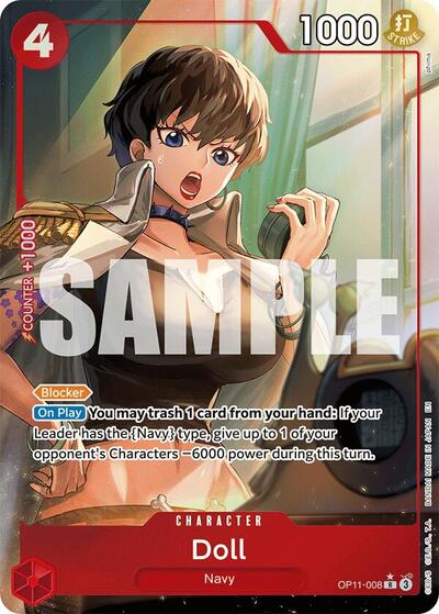 Doll (Alternate Art) (OP11-008) [A Fist of Divine Speed] | Jack's On Queen