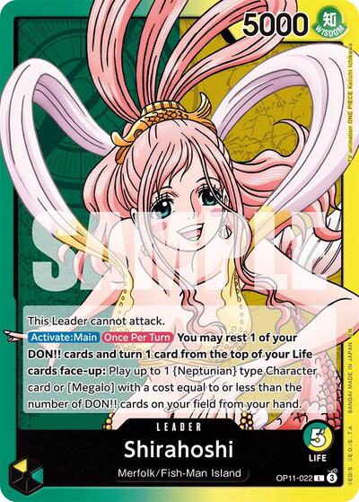 Shirahoshi (022) (OP11-022) [A Fist of Divine Speed] | Jack's On Queen