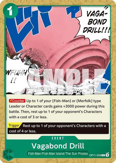 Vagabond Drill (OP11-039) [A Fist of Divine Speed] | Jack's On Queen
