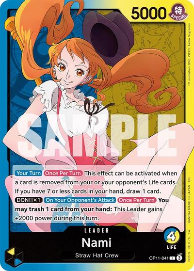 Nami (041) (OP11-041) [A Fist of Divine Speed] | Jack's On Queen