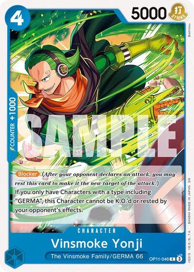 Vinsmoke Yonji (OP11-046) [A Fist of Divine Speed] | Jack's On Queen