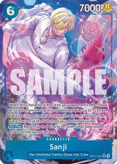 Sanji (Alternate Art) (OP11-051) [A Fist of Divine Speed] | Jack's On Queen