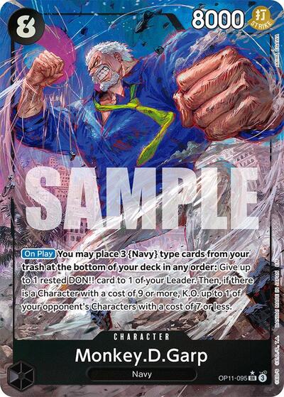 Monkey.D.Garp (Alternate Art) (OP11-095) [A Fist of Divine Speed] | Jack's On Queen