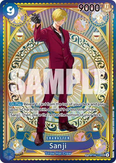 Sanji (SP) (OP06-119) [A Fist of Divine Speed] | Jack's On Queen
