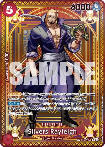 Silvers Rayleigh (SP) (OP09-005) [A Fist of Divine Speed] | Jack's On Queen