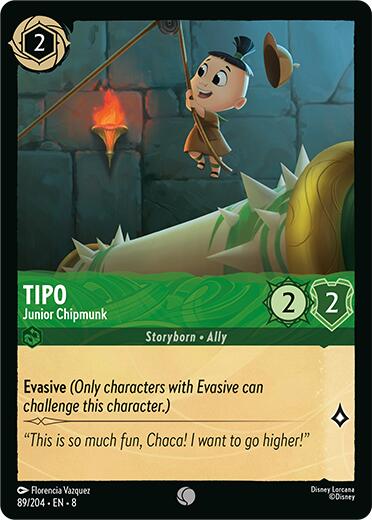 Tipo - Junior Chipmunk (89/204) [Reign of Jafar] | Jack's On Queen