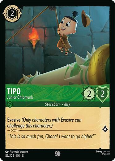 Tipo - Junior Chipmunk (89/204) [Reign of Jafar] | Jack's On Queen