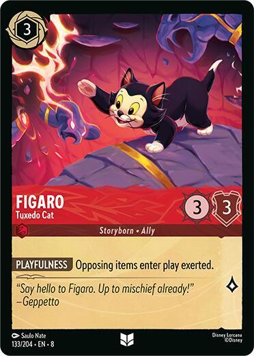 Figaro - Tuxedo Cat (133/204) [Reign of Jafar] | Jack's On Queen