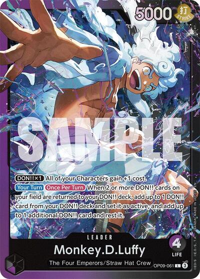 Monkey.D.Luffy (OP09-061) (OP09-061) [Starter Deck 26: PURPLE/BLACK Monkey.D.Luffy] | Jack's On Queen