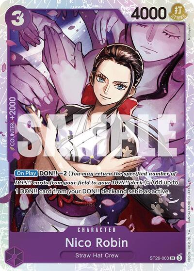 Nico Robin (ST26-003) [Starter Deck 26: PURPLE/BLACK Monkey.D.Luffy] | Jack's On Queen