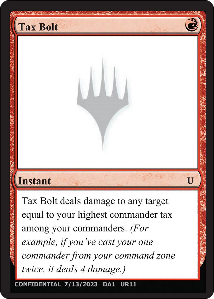 Tax Bolt [Mystery Booster] | Jack's On Queen