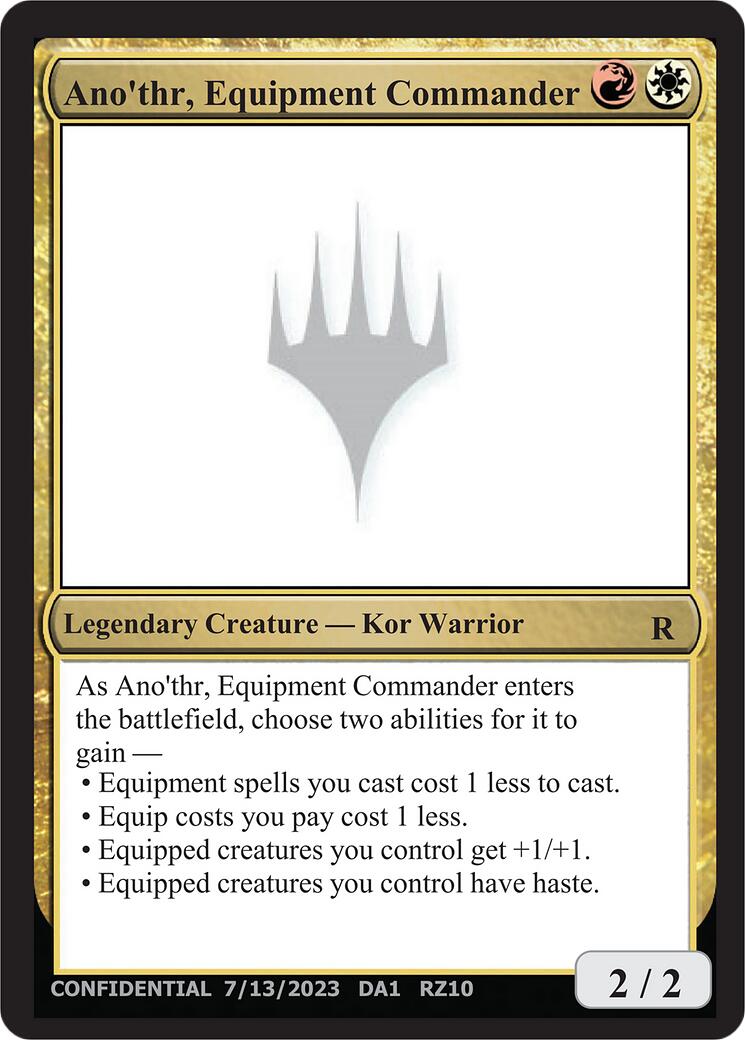 Ano'thr, Equipment Commander [Mystery Booster] | Jack's On Queen