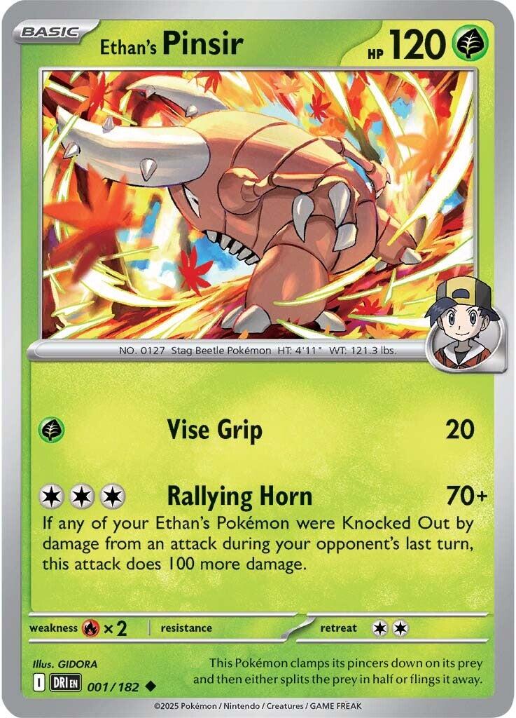 Ethan's Pinsir (001/182) [Scarlet & Violet: Destined Rivals] | Jack's On Queen