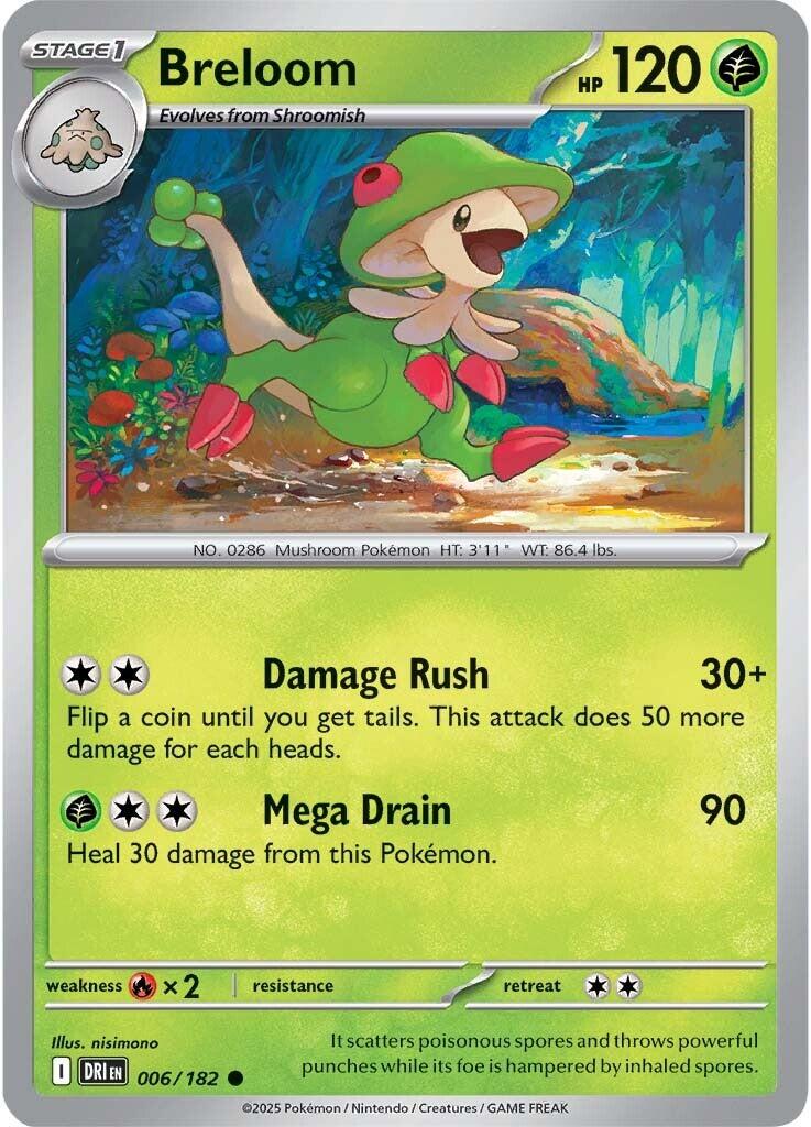 Breloom (006/182) [Scarlet & Violet: Destined Rivals] | Jack's On Queen
