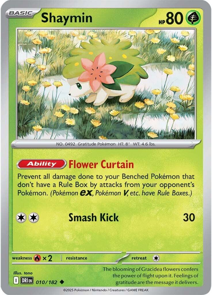 Shaymin (010/182) [Scarlet & Violet: Destined Rivals] | Jack's On Queen