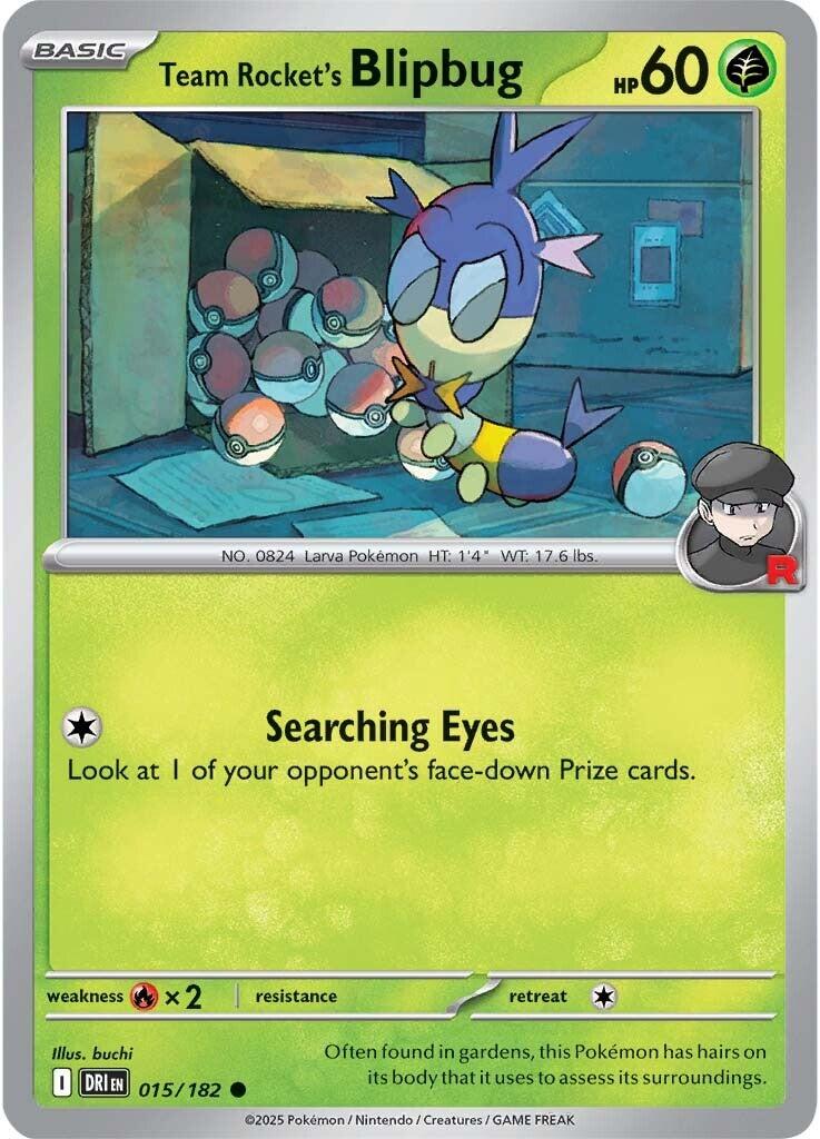 Team Rocket's Blipbug (015/182) [Scarlet & Violet: Destined Rivals] | Jack's On Queen