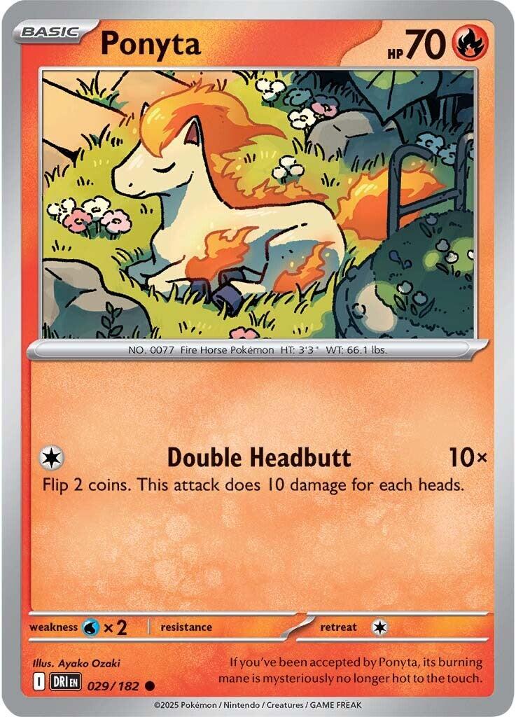 Ponyta (029/182) [Scarlet & Violet: Destined Rivals] | Jack's On Queen