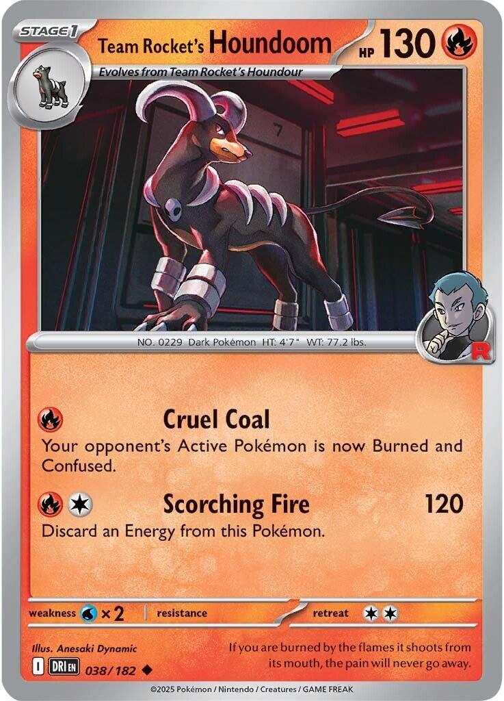 Team Rocket's Houndoom (038/182) [Scarlet & Violet: Destined Rivals] | Jack's On Queen
