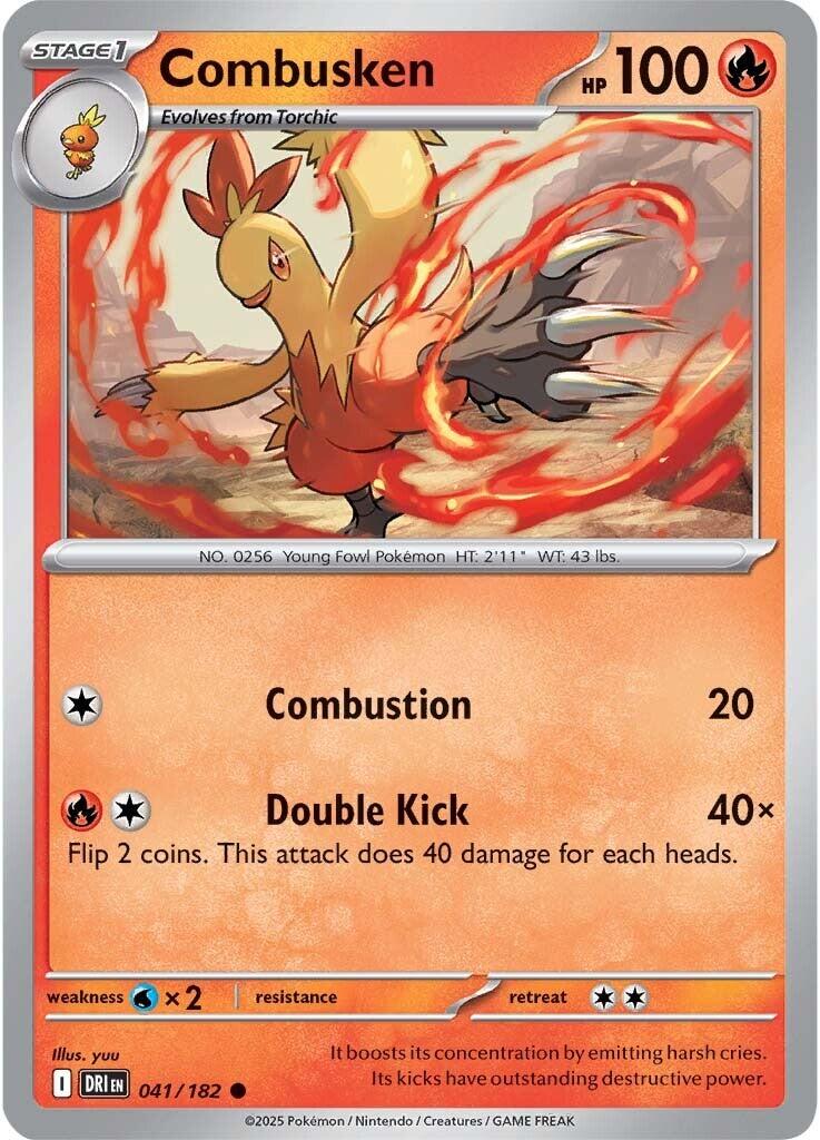 Combusken (041/182) [Scarlet & Violet: Destined Rivals] | Jack's On Queen