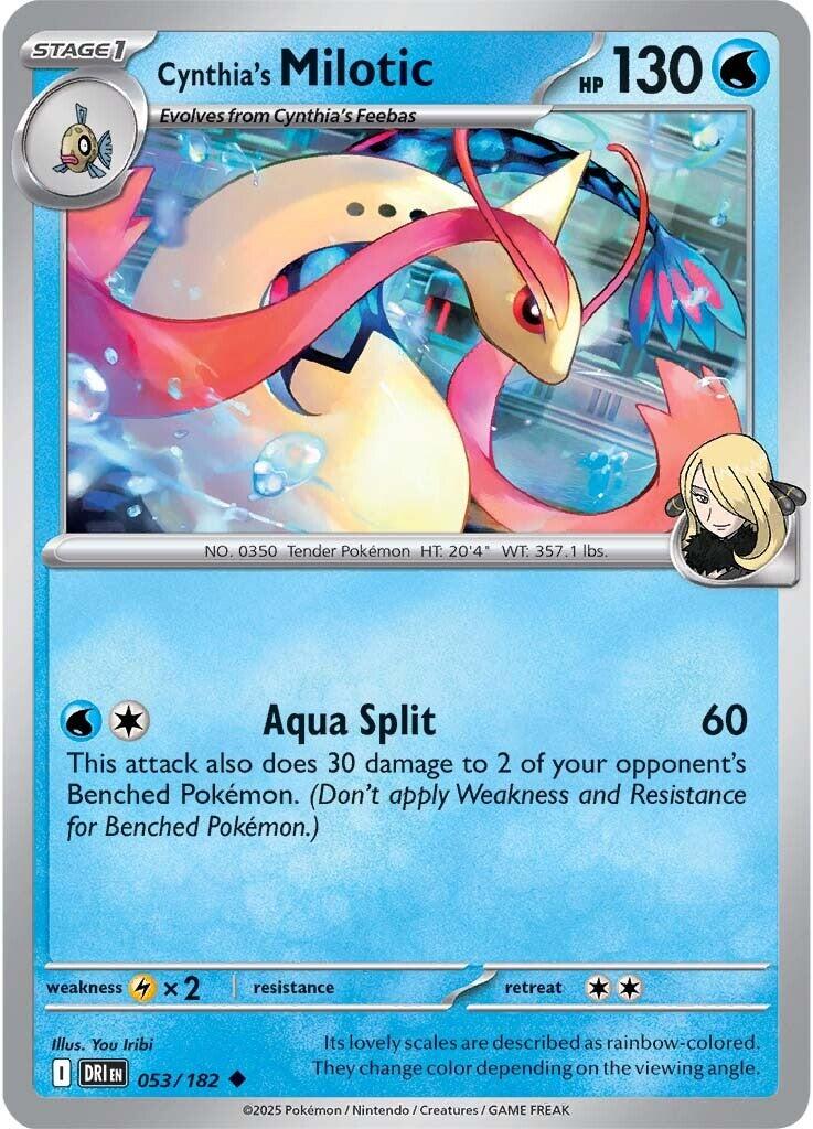 Cynthia's Milotic (053/182) [Scarlet & Violet: Destined Rivals] | Jack's On Queen