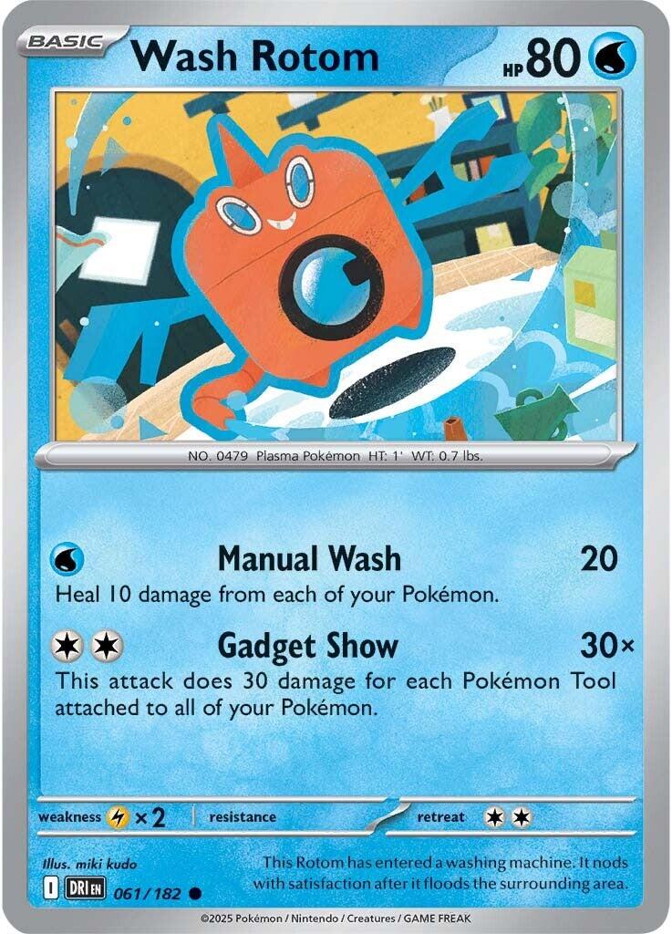 Wash Rotom (061/182) [Scarlet & Violet: Destined Rivals] | Jack's On Queen