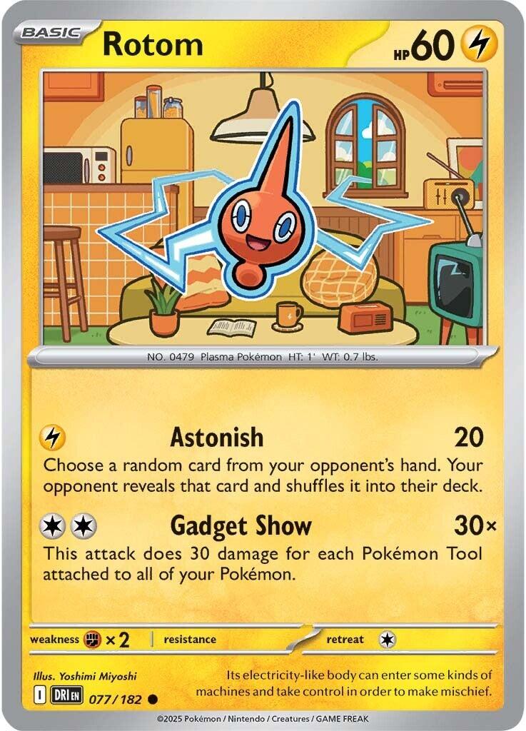 Rotom (077/182) [Scarlet & Violet: Destined Rivals] | Jack's On Queen