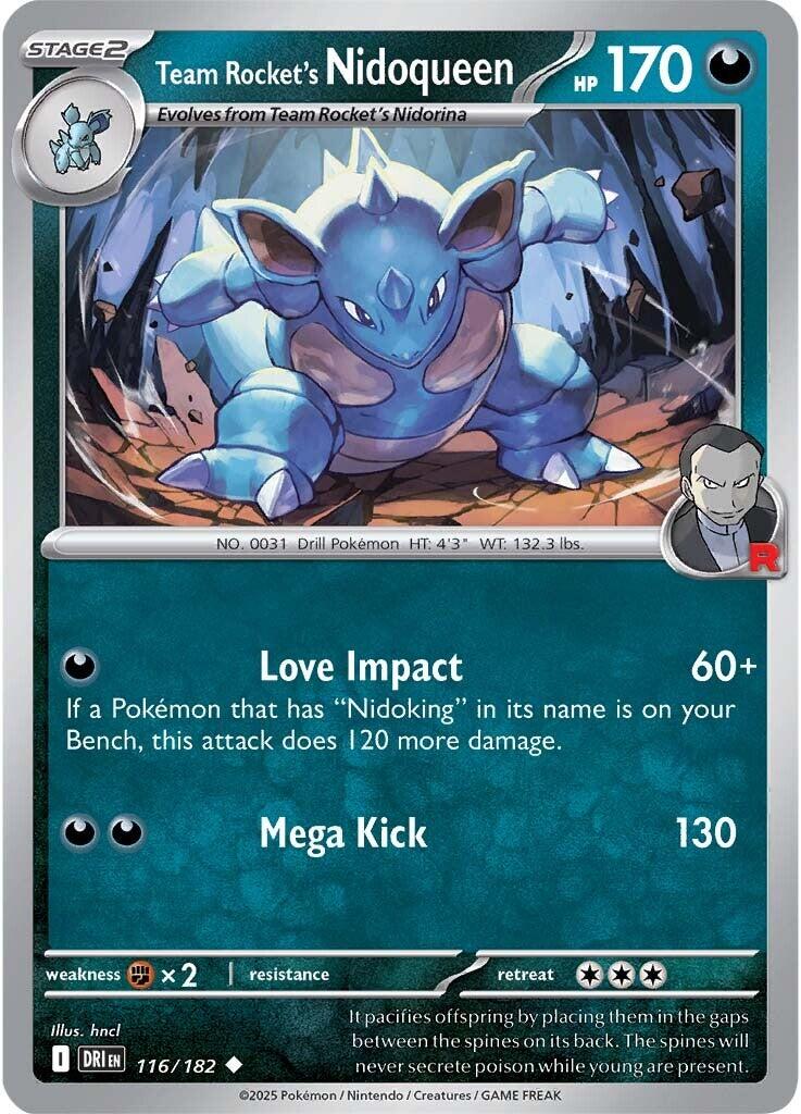 Team Rocket's Nidoqueen (116/182) [Scarlet & Violet: Destined Rivals] | Jack's On Queen