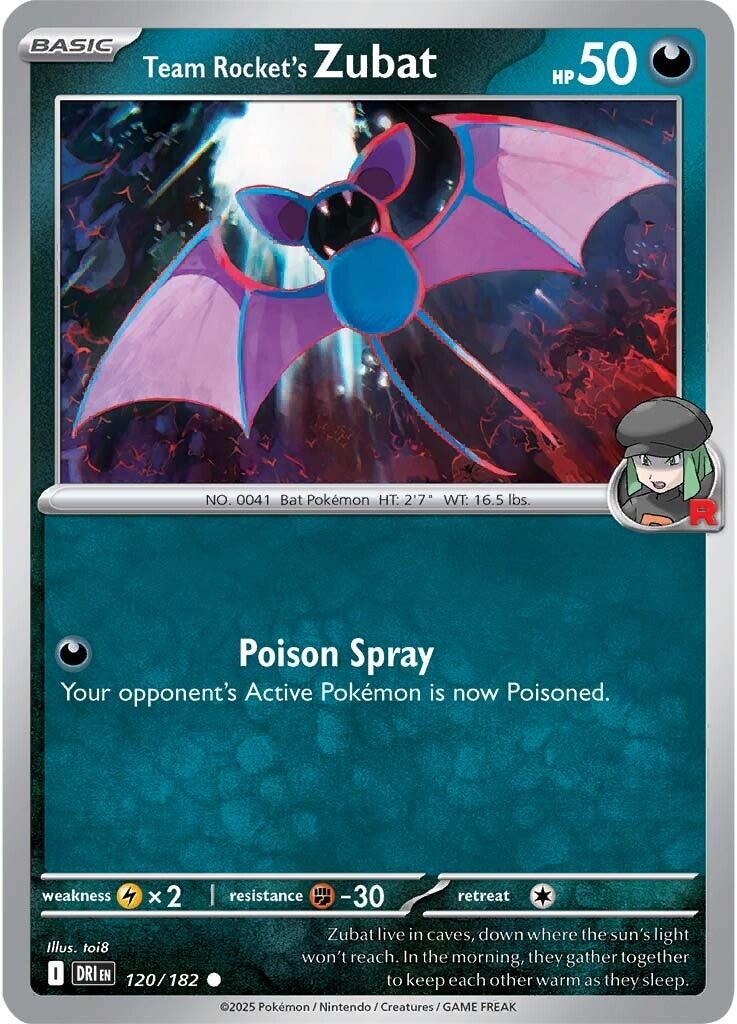 Team Rocket's Zubat (120/182) [Scarlet & Violet: Destined Rivals] | Jack's On Queen