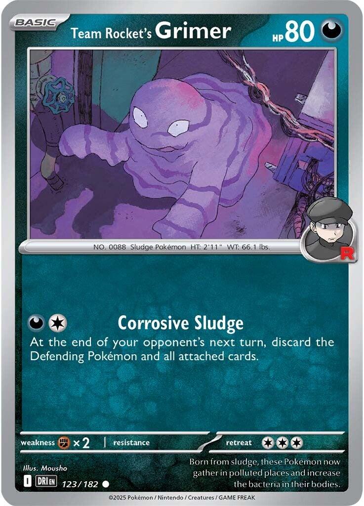 Team Rocket's Grimer (123/182) [Scarlet & Violet: Destined Rivals] | Jack's On Queen