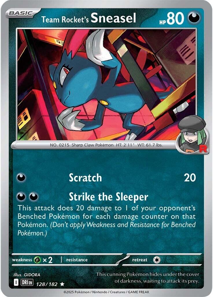 Team Rocket's Sneasel (128/182) [Scarlet & Violet: Destined Rivals] | Jack's On Queen