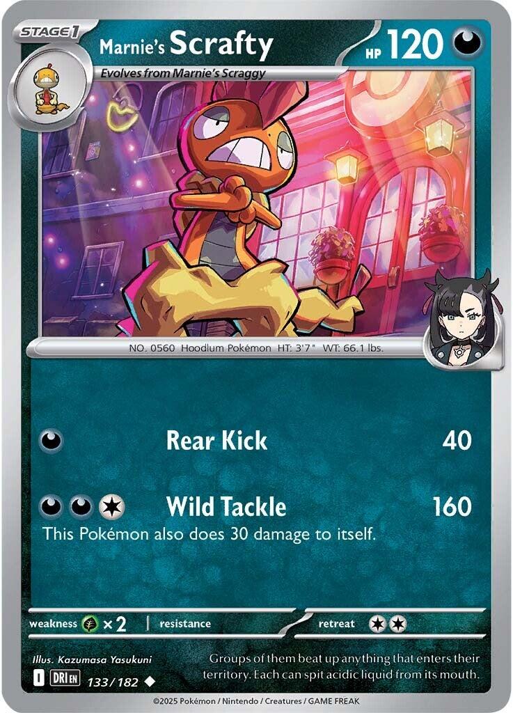 Marnie's Scrafty (133/182) [Scarlet & Violet: Destined Rivals] | Jack's On Queen