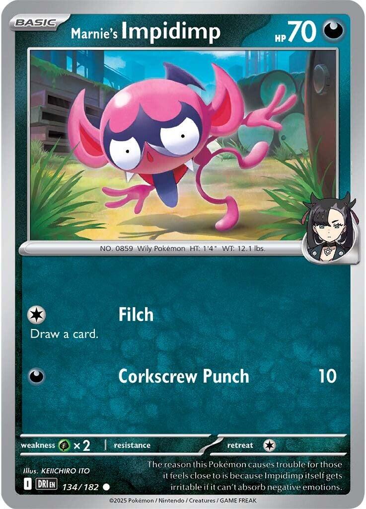 Marnie's Impidimp (134/182) [Scarlet & Violet: Destined Rivals] | Jack's On Queen
