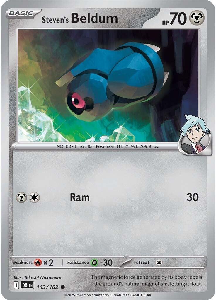 Steven's Beldum (143/182) [Scarlet & Violet: Destined Rivals] | Jack's On Queen