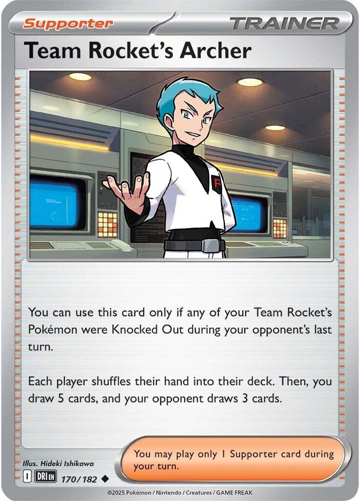 Team Rocket's Archer (170/182) [Scarlet & Violet: Destined Rivals] | Jack's On Queen