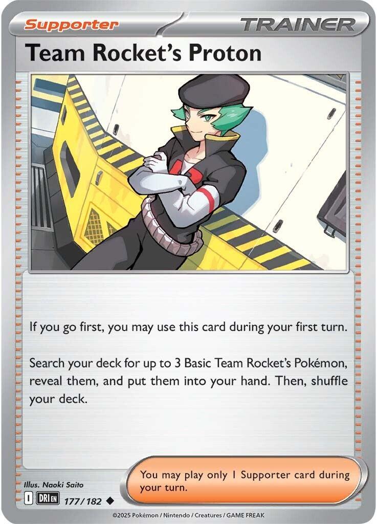 Team Rocket's Proton (177/182) [Scarlet & Violet: Destined Rivals] | Jack's On Queen