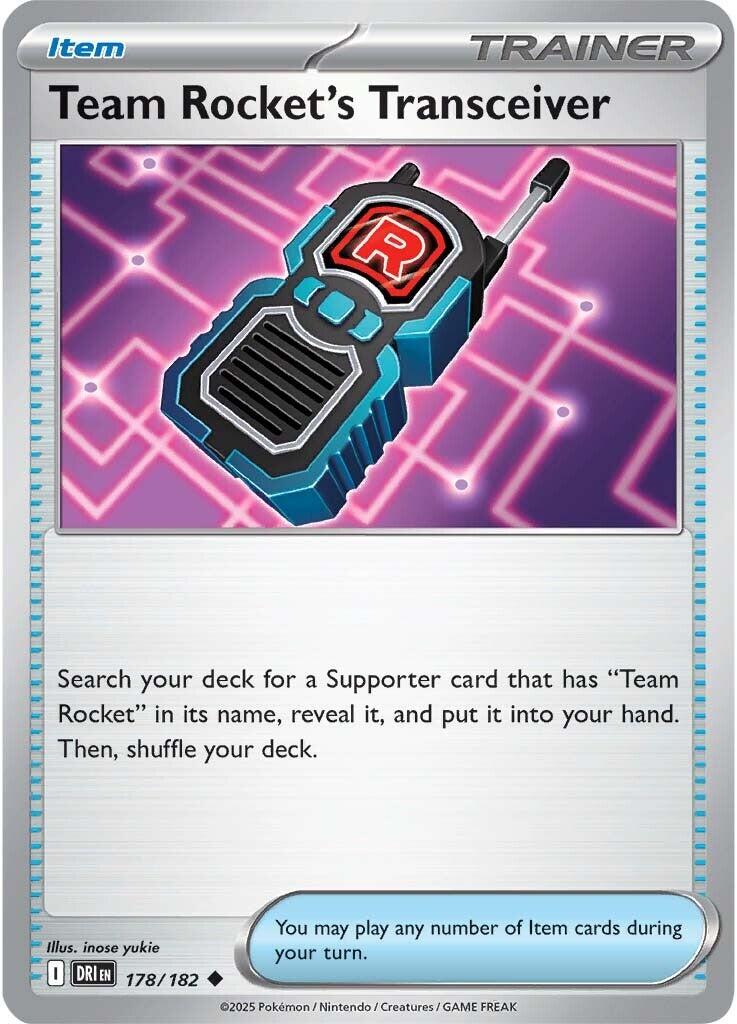 Team Rocket's Transceiver (178/182) [Scarlet & Violet: Destined Rivals] | Jack's On Queen