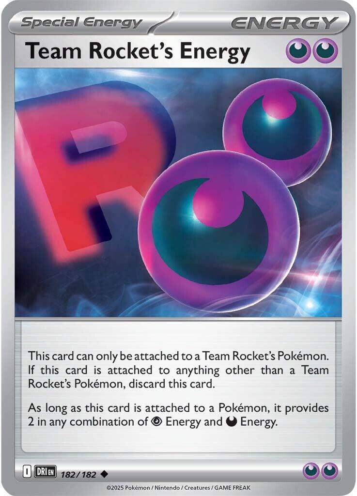 Team Rocket's Energy (182/182) [Scarlet & Violet: Destined Rivals] | Jack's On Queen