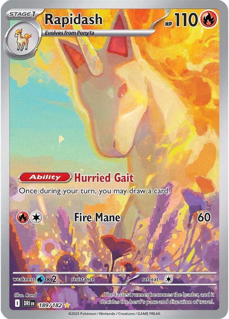 Rapidash (189/182) [Scarlet & Violet: Destined Rivals] | Jack's On Queen