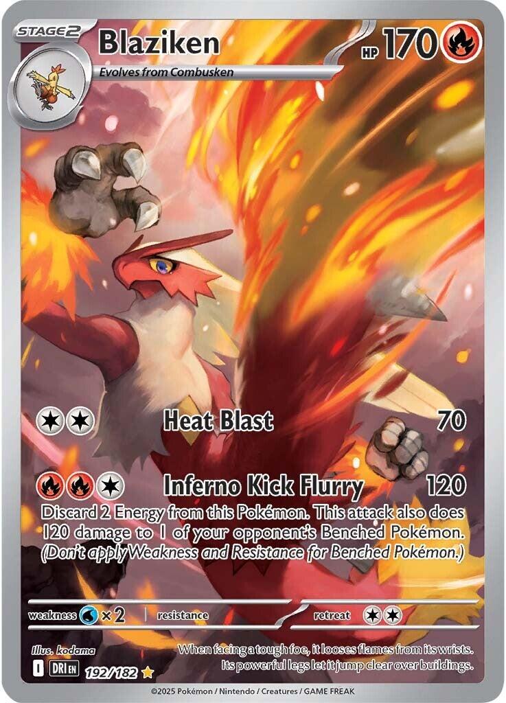 Blaziken (192/182) [Scarlet & Violet: Destined Rivals] | Jack's On Queen