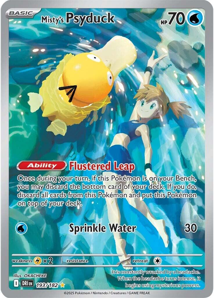 Misty's Psyduck (193/182) [Scarlet & Violet: Destined Rivals] | Jack's On Queen