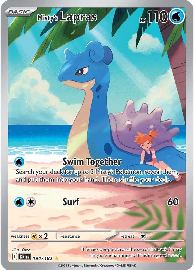Misty's Lapras (194/182) [Scarlet & Violet: Destined Rivals] | Jack's On Queen