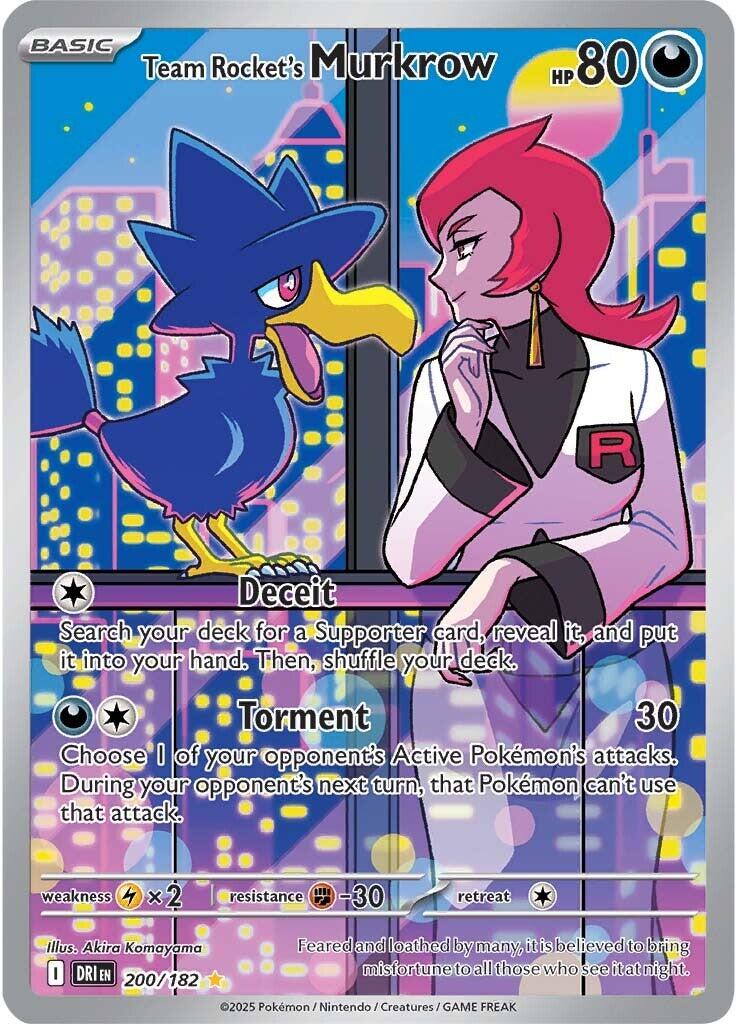 Team Rocket's Murkrow (200/182) [Scarlet & Violet: Destined Rivals] | Jack's On Queen
