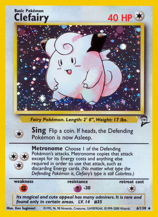 Clefairy (6/130) [Base Set 2] | Jack's On Queen