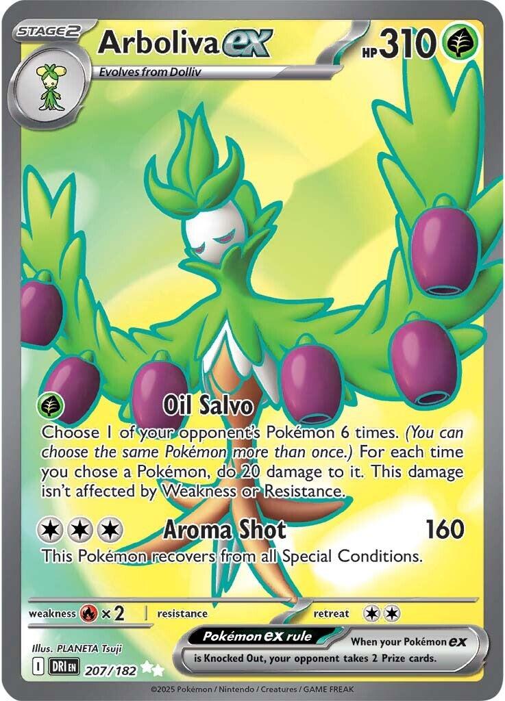 Arboliva ex (207/182) [Scarlet & Violet: Destined Rivals] | Jack's On Queen