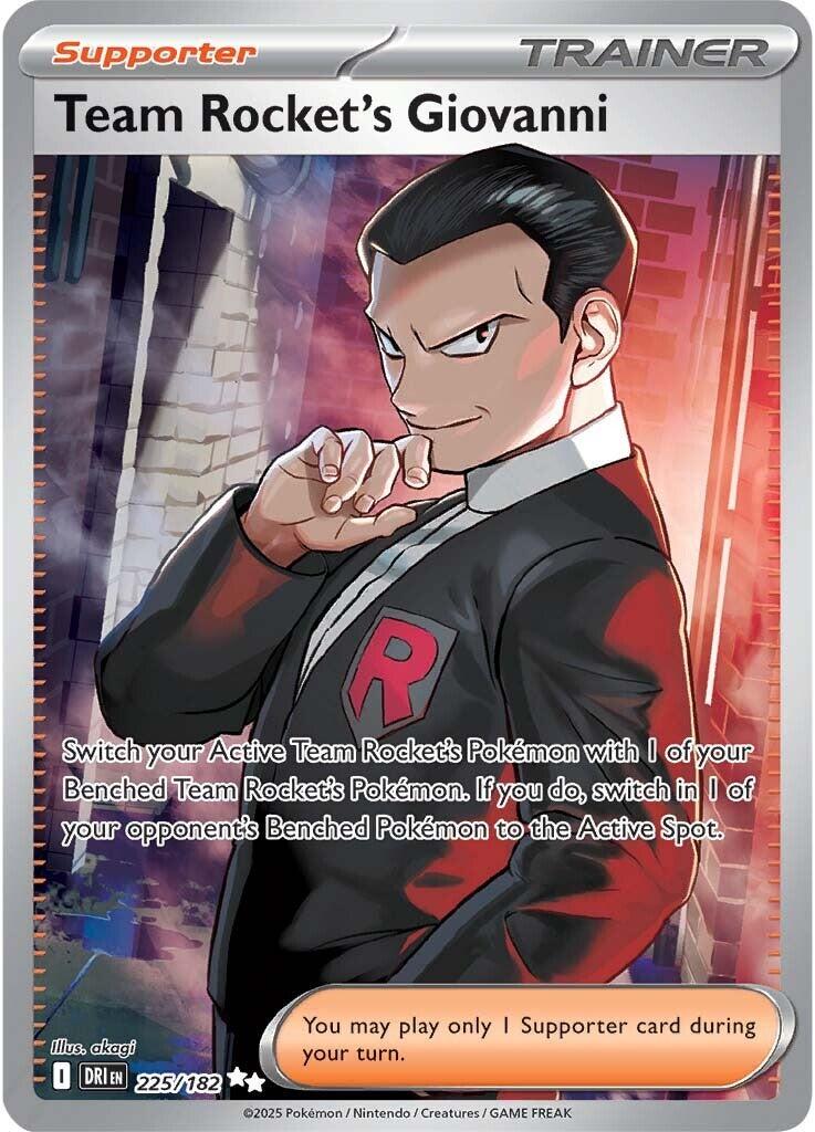 Team Rocket's Giovanni (225/182) [Scarlet & Violet: Destined Rivals] | Jack's On Queen