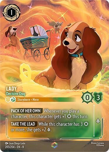 Lady - Decisive Dog (Enchanted) (205/204) [Reign of Jafar] | Jack's On Queen