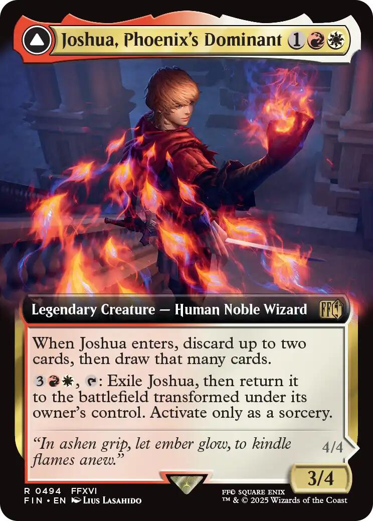 Joshua, Phoenix's Dominant (Extended Art) [FINAL FANTASY] | Jack's On Queen