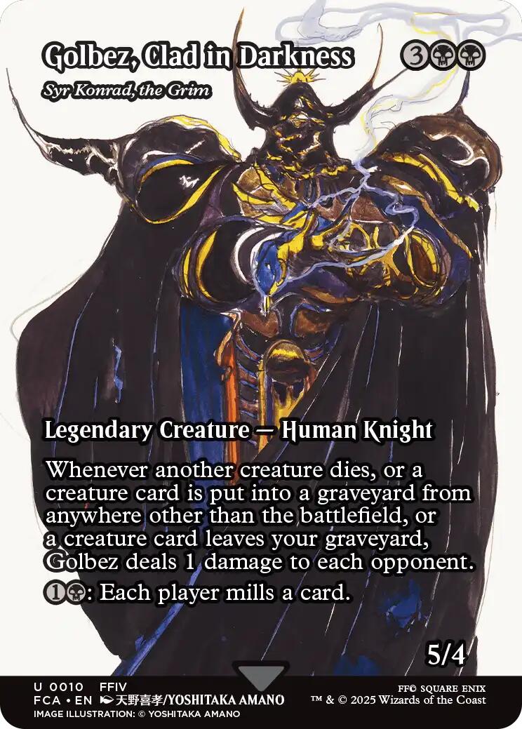 Golbez, Clad in Darkness - Syr Konrad, the Grim (Showcase) [FINAL FANTASY : Through the Ages] | Jack's On Queen