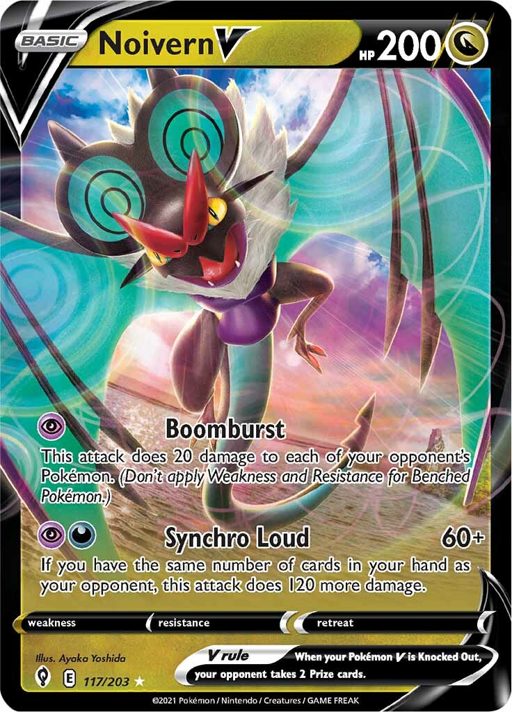 Noivern V (117/203) [Sword & Shield: Evolving Skies] | Jack's On Queen
